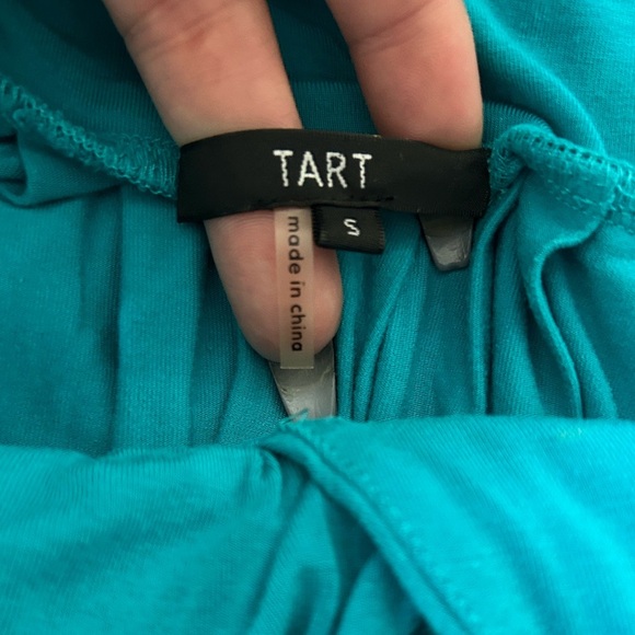TART Adrianna Maxi Dress Size Small Teal Blue - Picture 9 of 10